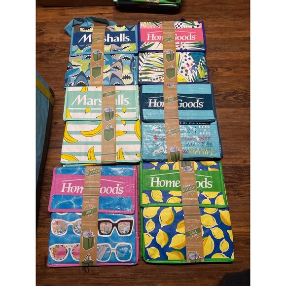 HomeGoods, Marshalls Other - 6-Reusable HomeGoods- Insulated Bag Hot or Cold Zippered Handles New with Tag